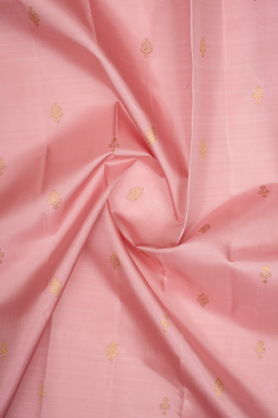 Baby Pink and Red Traditional Pure Kanchipuram Silk Saree