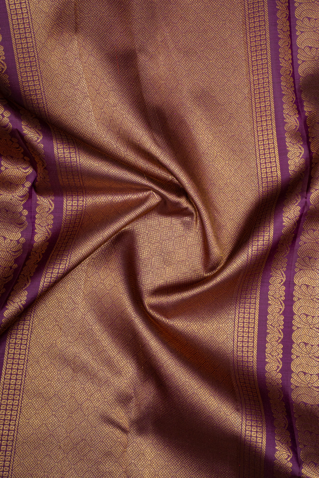 Madras Checks Varisaipettu Pure Kanchipuram Silk Saree