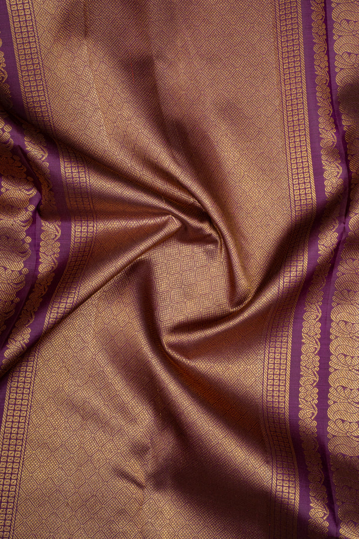 Madras Checks Varisaipettu Pure Kanchipuram Silk Saree