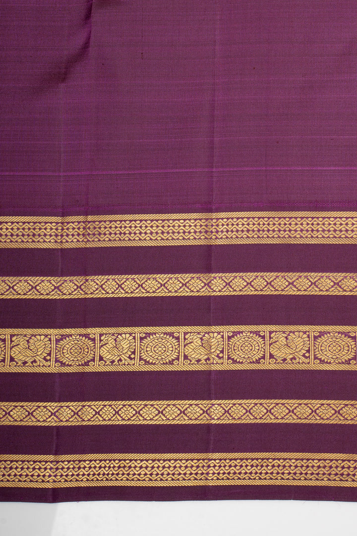 Madras Checks Varisaipettu Pure Kanchipuram Silk Saree