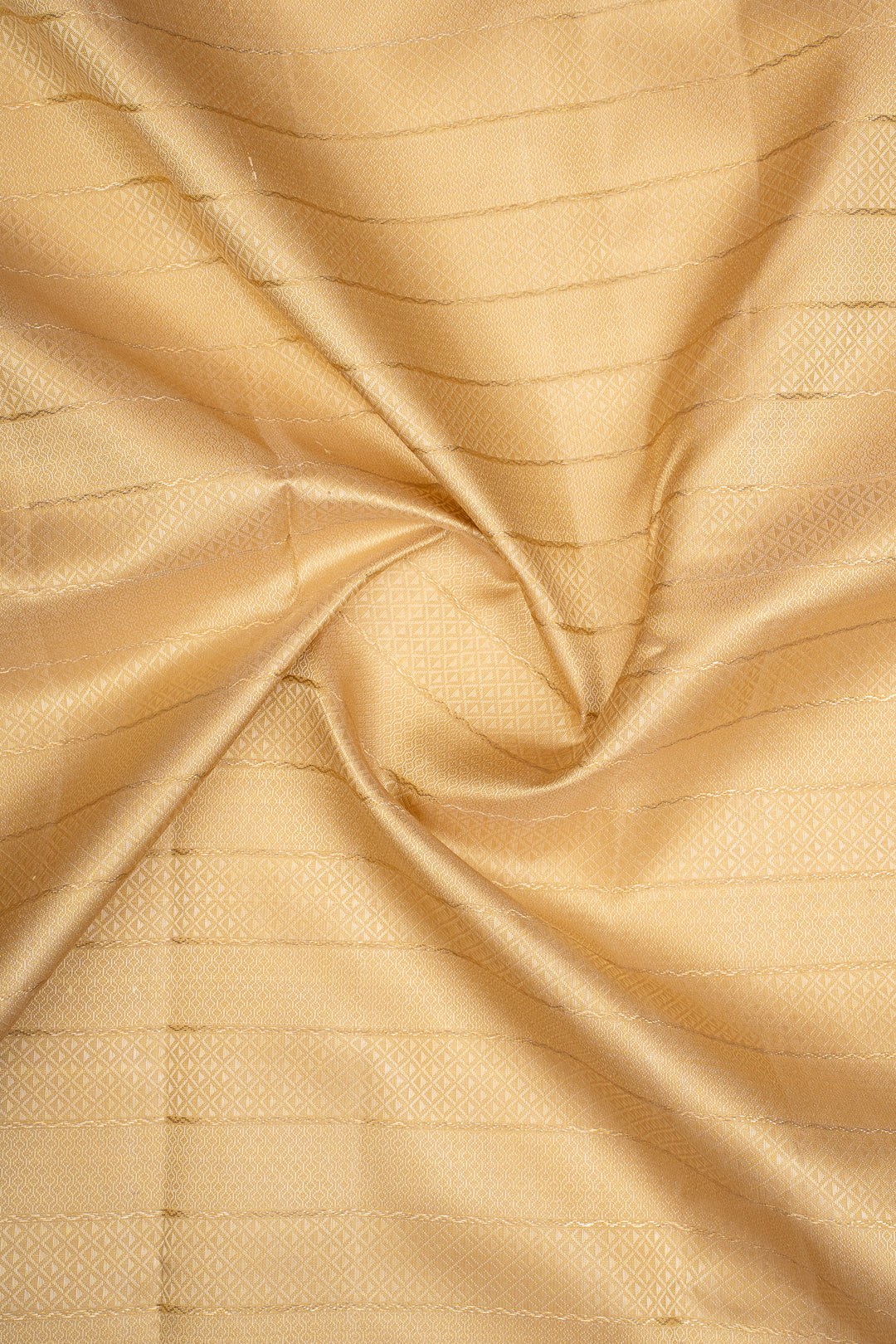 Beige &amp; Jamun Thread Brocade Varisaipettu Pure Kanchipuram Silk Saree