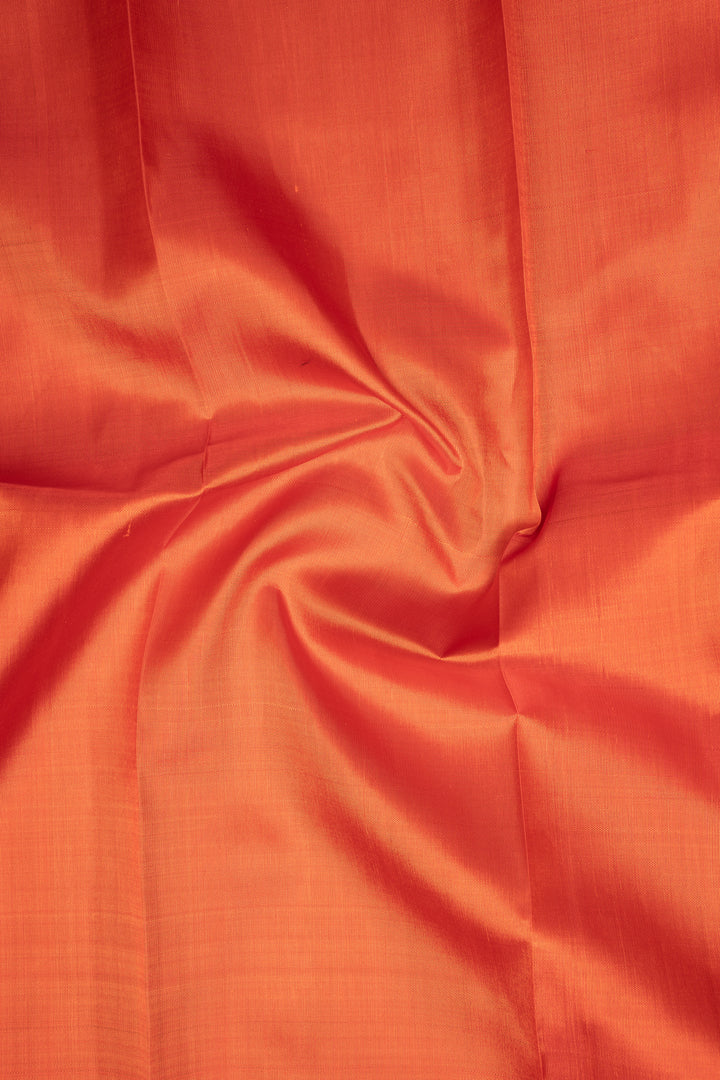 Scarlet Red and Pink Traditional Pure Kanchipuram Silk Saree - Clio Silks