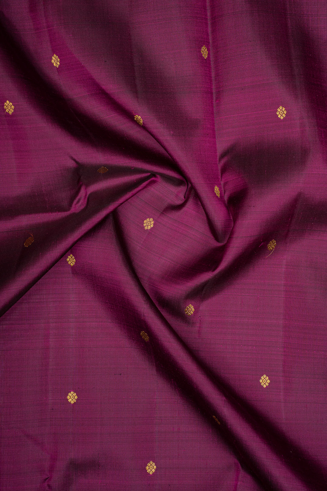 Purple &amp; Peacock Blue Traditional Pure Kanchipuram Silk Saree