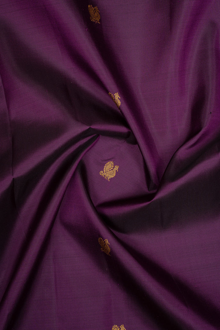 Purple Traditional Pure Kanchipuram Silk Saree