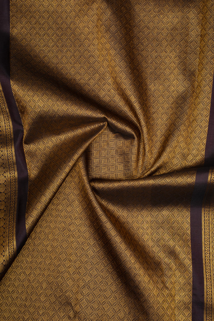 Ivory Stripes Pure Kanchipuram Silk Saree