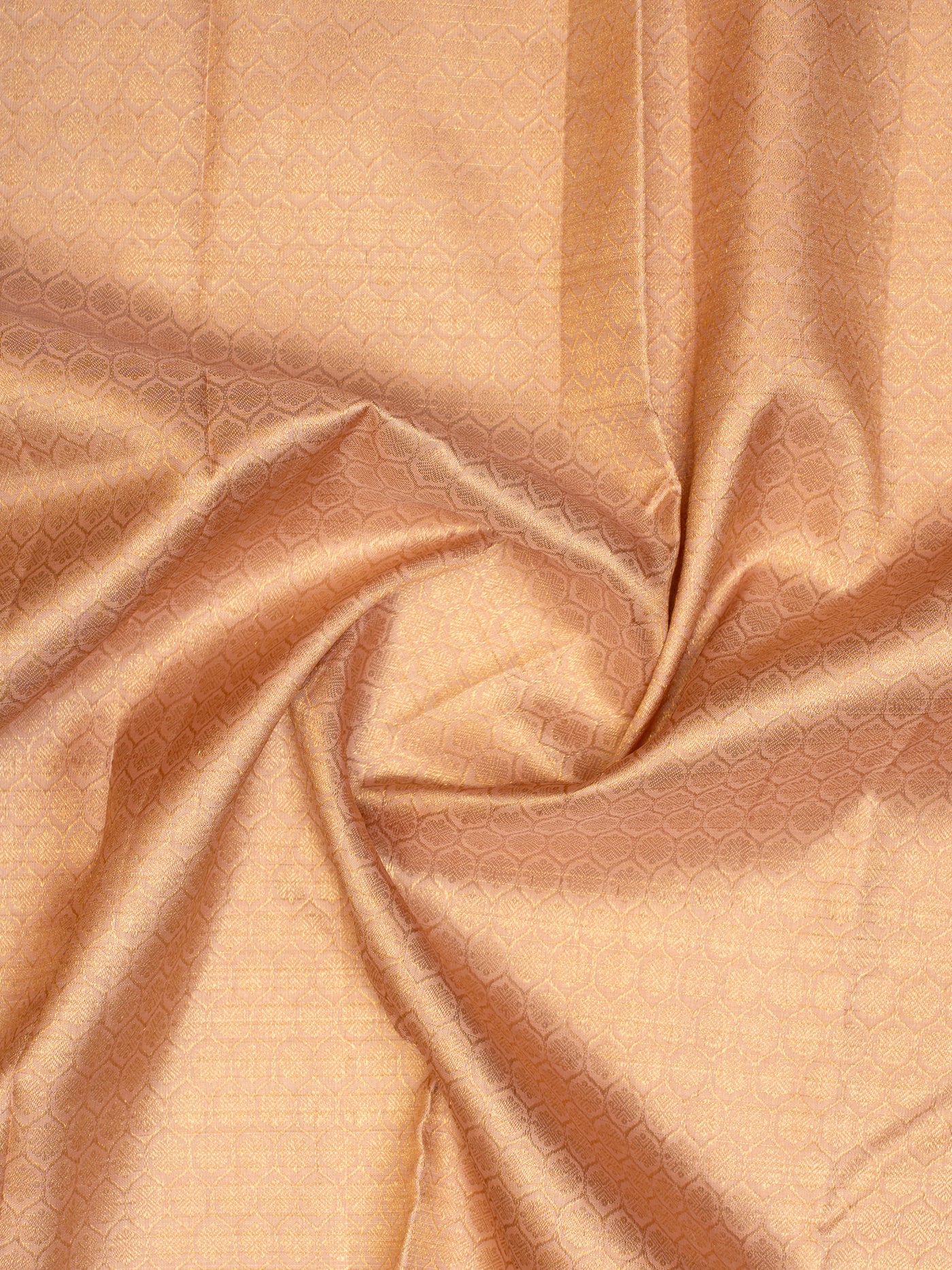 Pastel Pink Zari Checks Buttis Traditional Kanjivaram Silk Saree