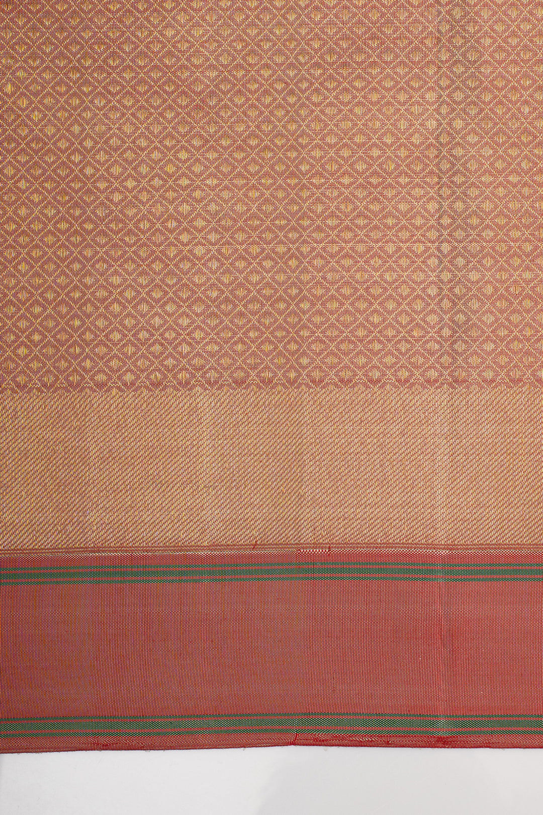 Champagne Gold Brocade Pure Kanchipuram Silk Saree