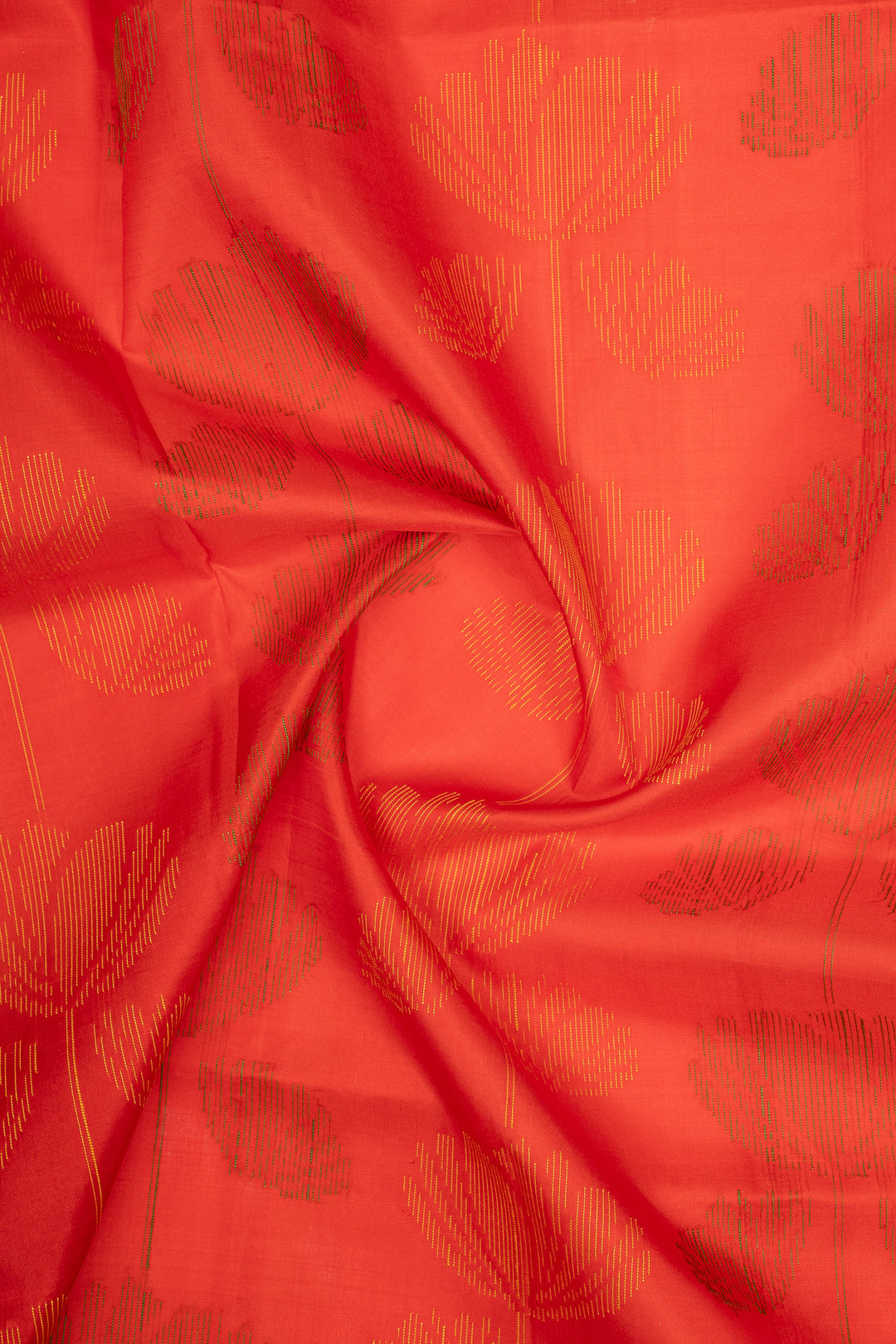 Red Brocade Pure Soft Silk Saree
