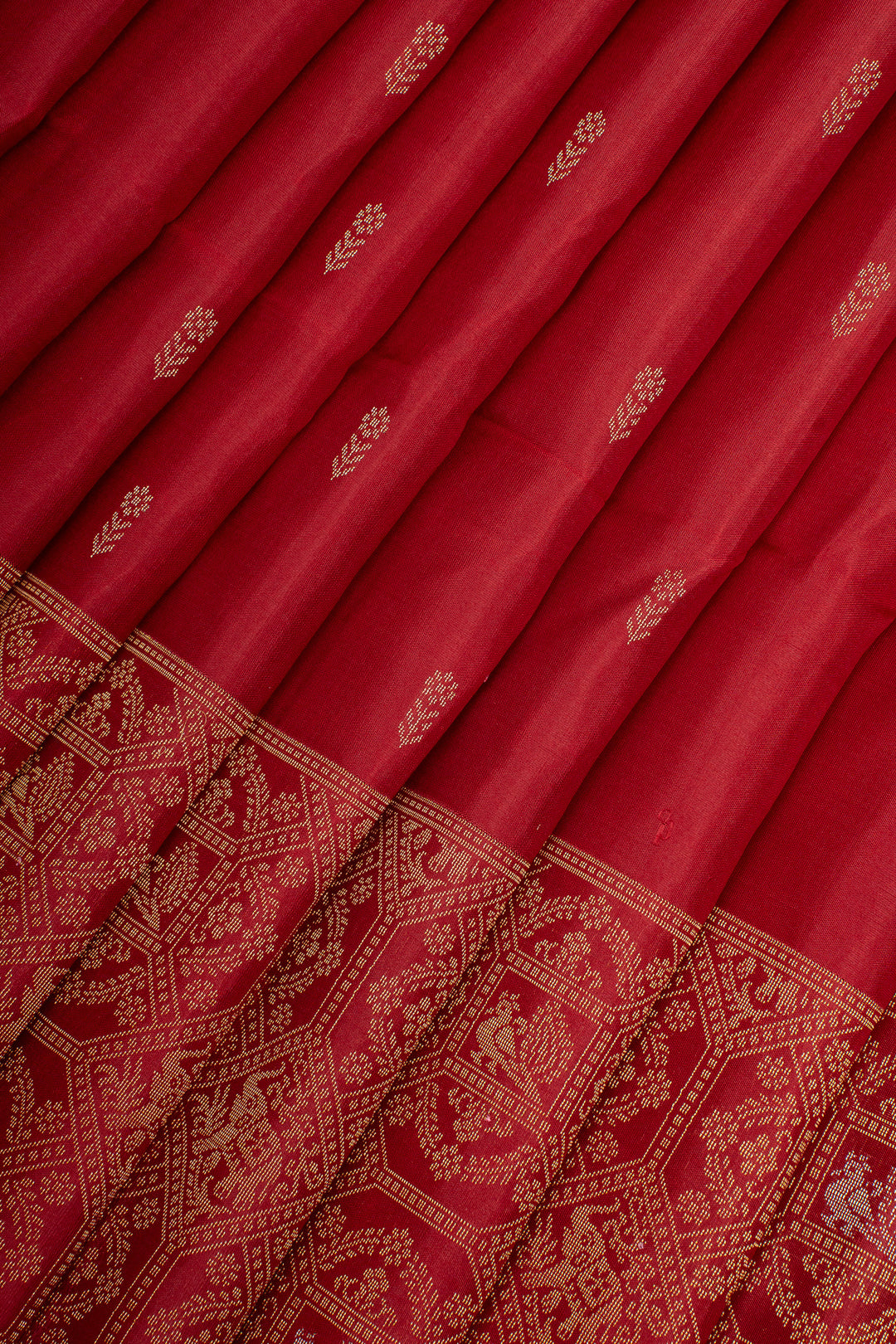 Red Traditional Pure Soft Silk Saree