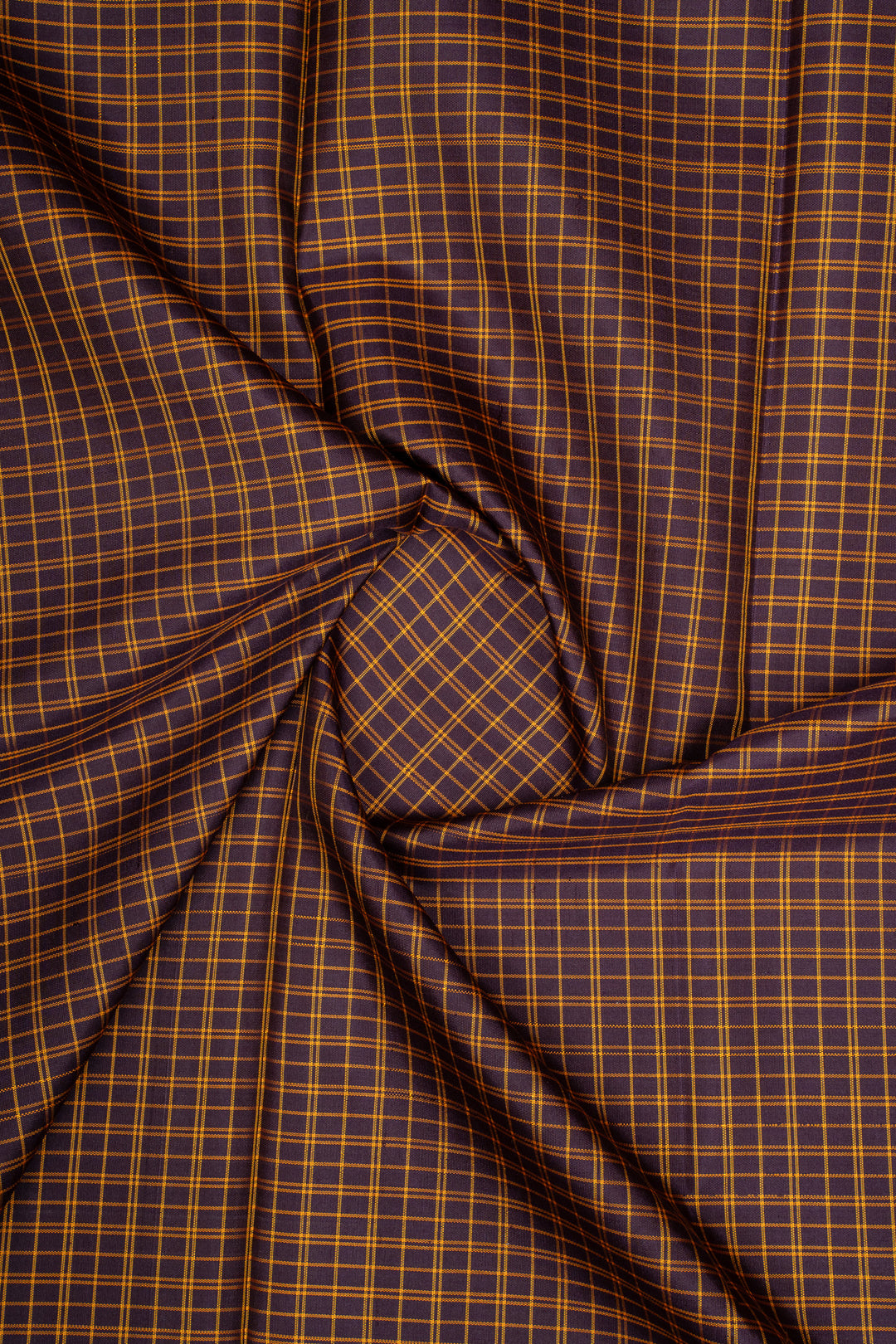 Purple Thread Checks Varisaipettu Pure Kanchipuram Silk Saree