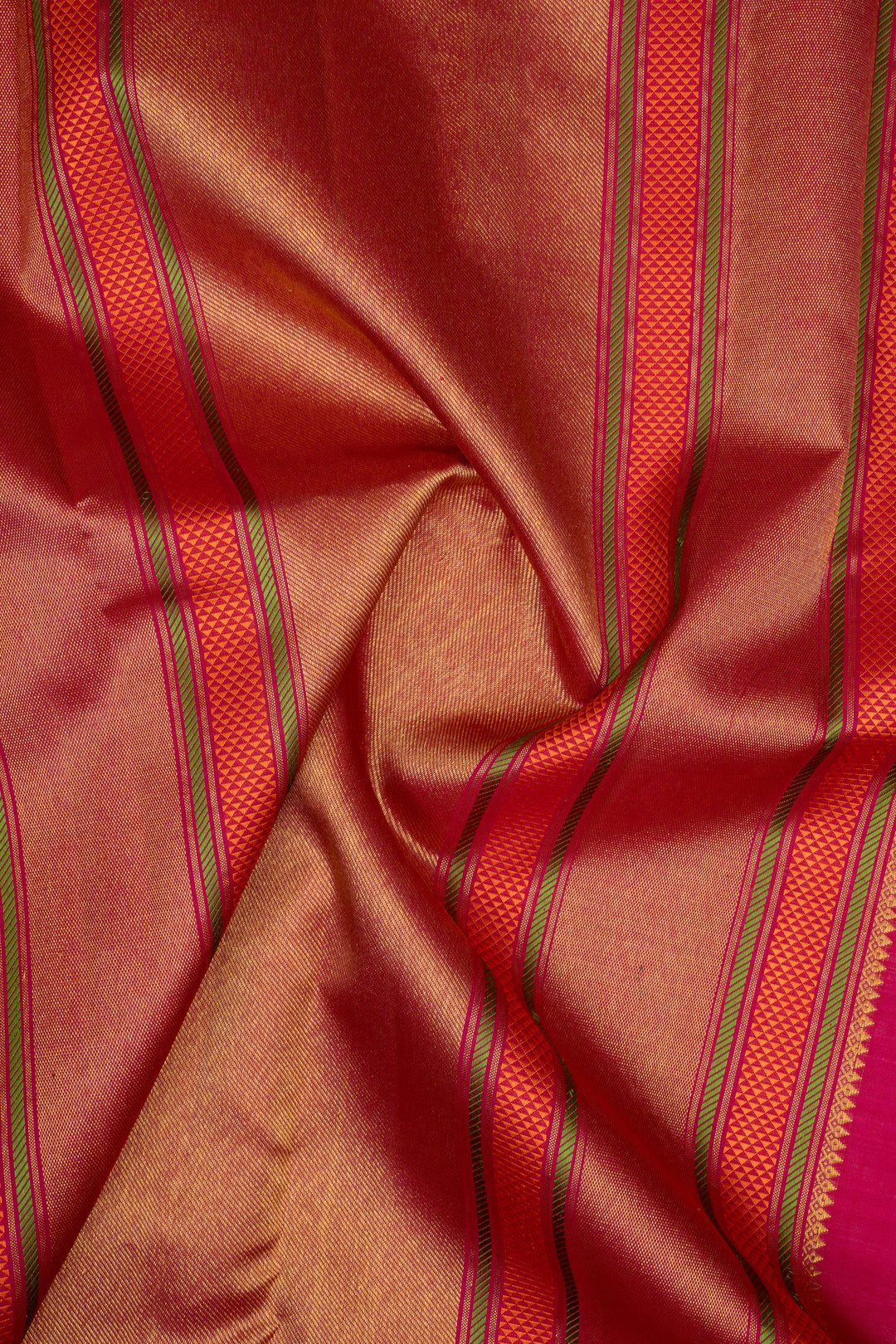 Mint green traditional pure kanchipuram silk saree