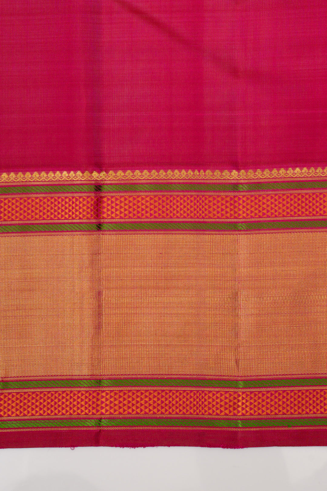 Mint green traditional pure kanchipuram silk saree