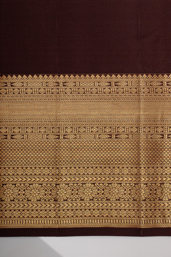 Baby Pink Brocade Pure Kanchipuram Silk Saree