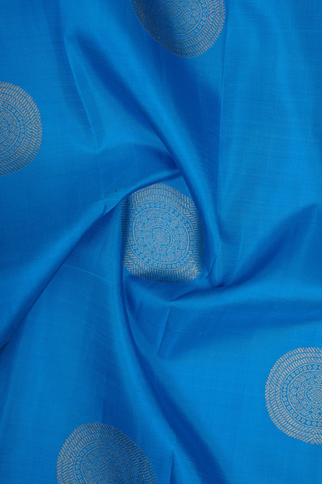 Blue Traditional Pure Kanchipuram Silk Saree