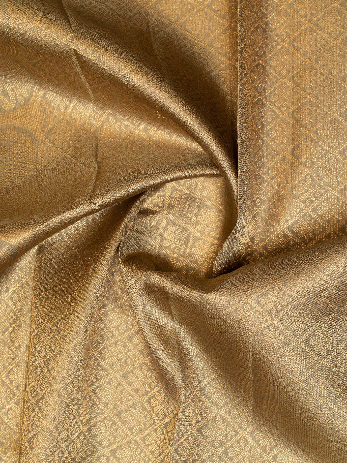 Seal Grey Pure Kanchipuram Silk Saree