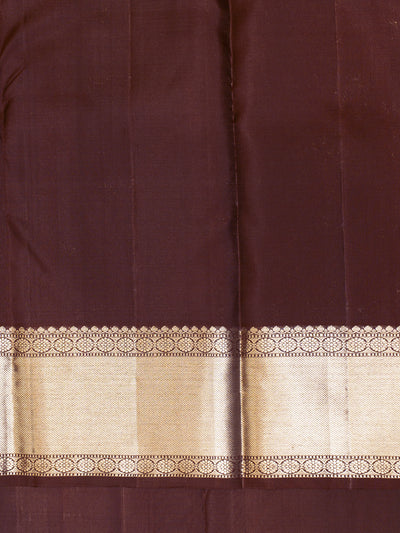 Brown Traditional Pure Kanjivaram Silk Saree