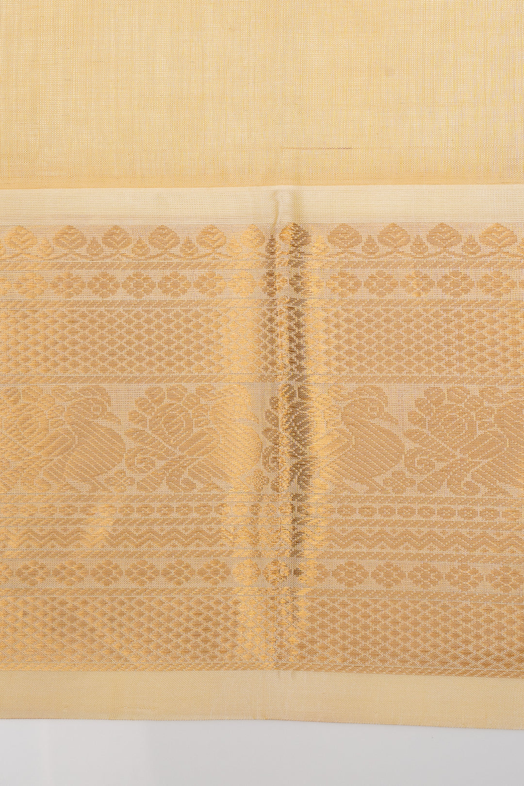 Purple and Ivory Vairaoosi Pure Silk Cotton Saree