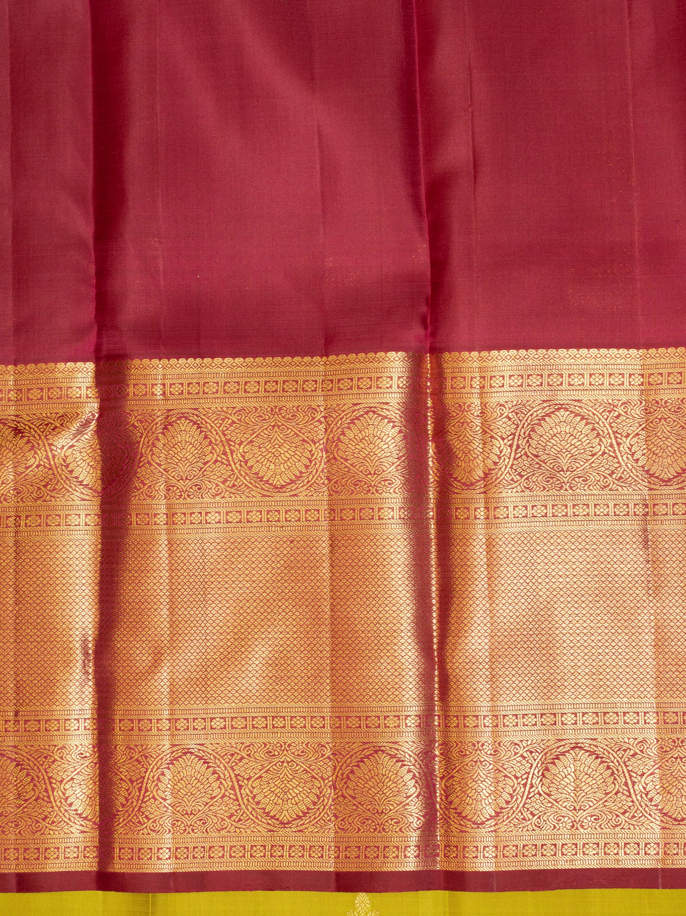 Mehendi Green Traditional Pure Kanjivaram Silk Saree