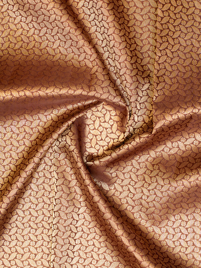 Cinnamon Brown Pure Kanjivaram Silk Saree