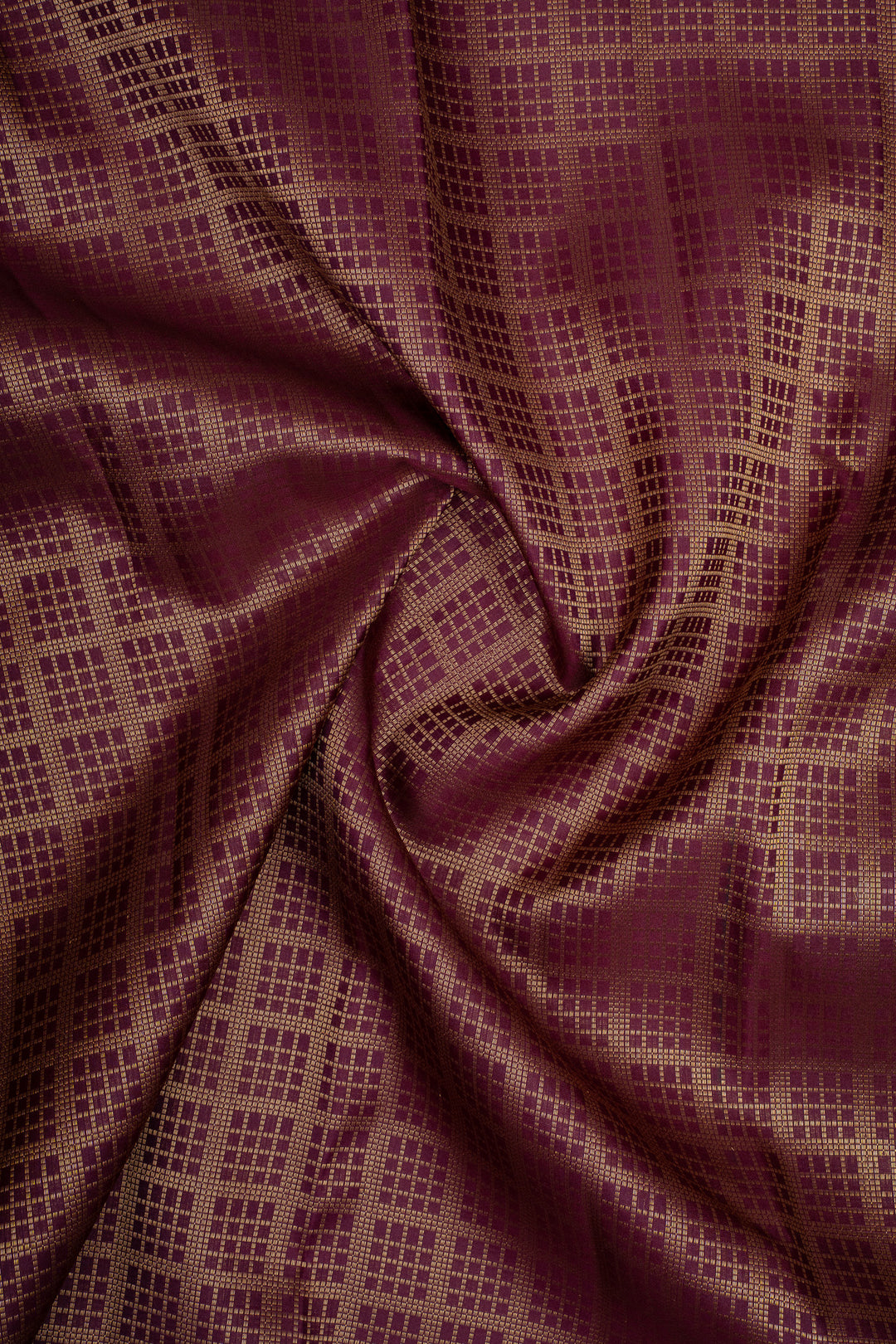 Jamun Purple Brocade Pure Kanchipuram Silk Saree