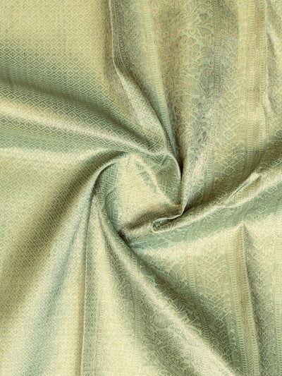 Tea Green Pastel Kanjivaram Pure Silk Saree