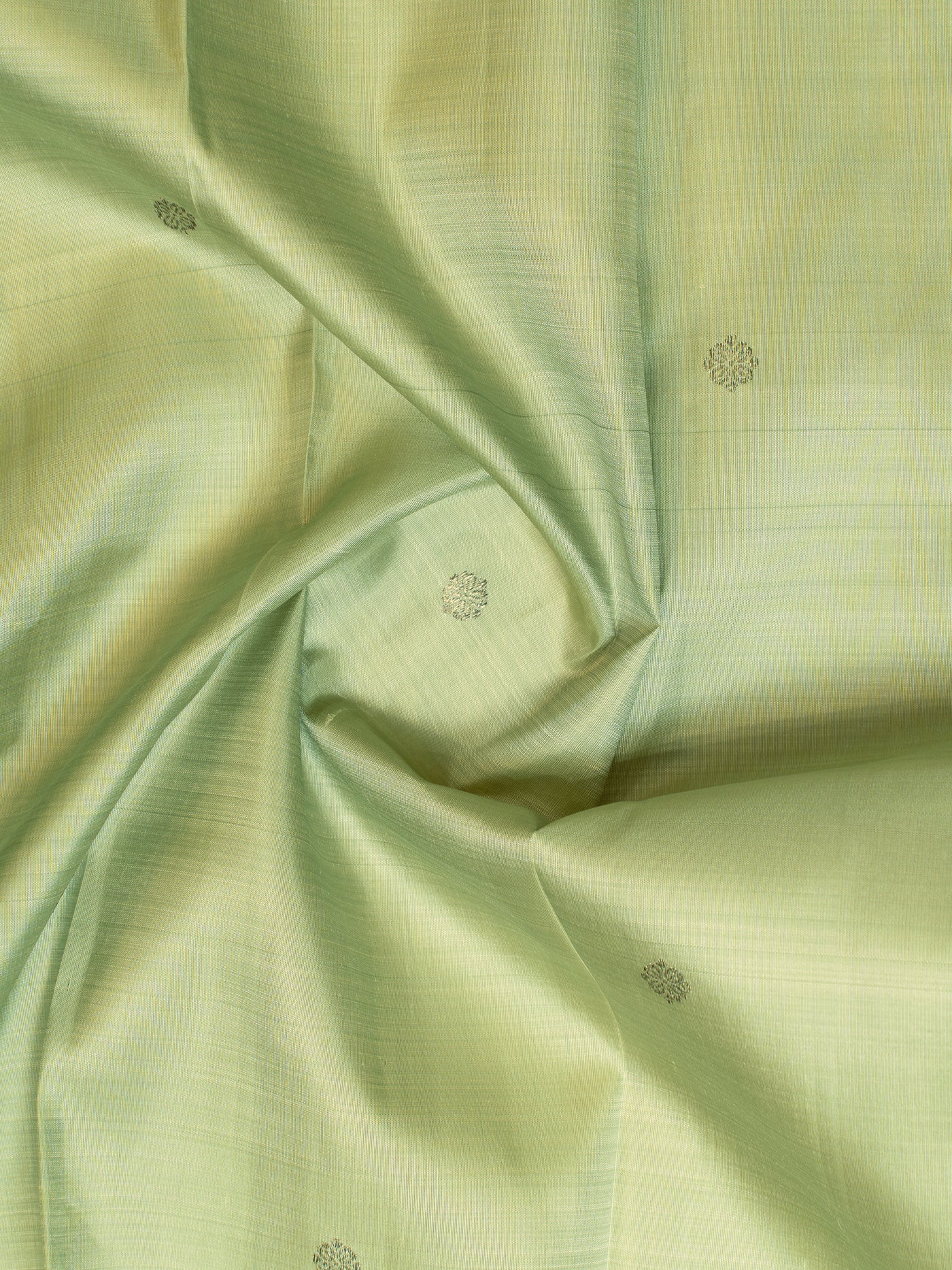 Tea Green Pastel Kanjivaram Pure Silk Saree