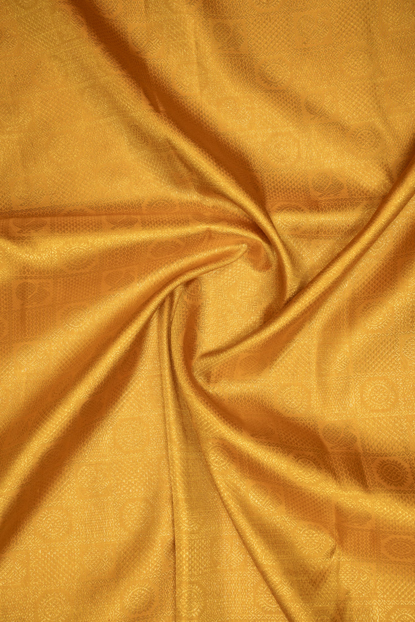 Yellow Brocade Pure Kanchipuram Wedding Silk Saree - Clio Silks