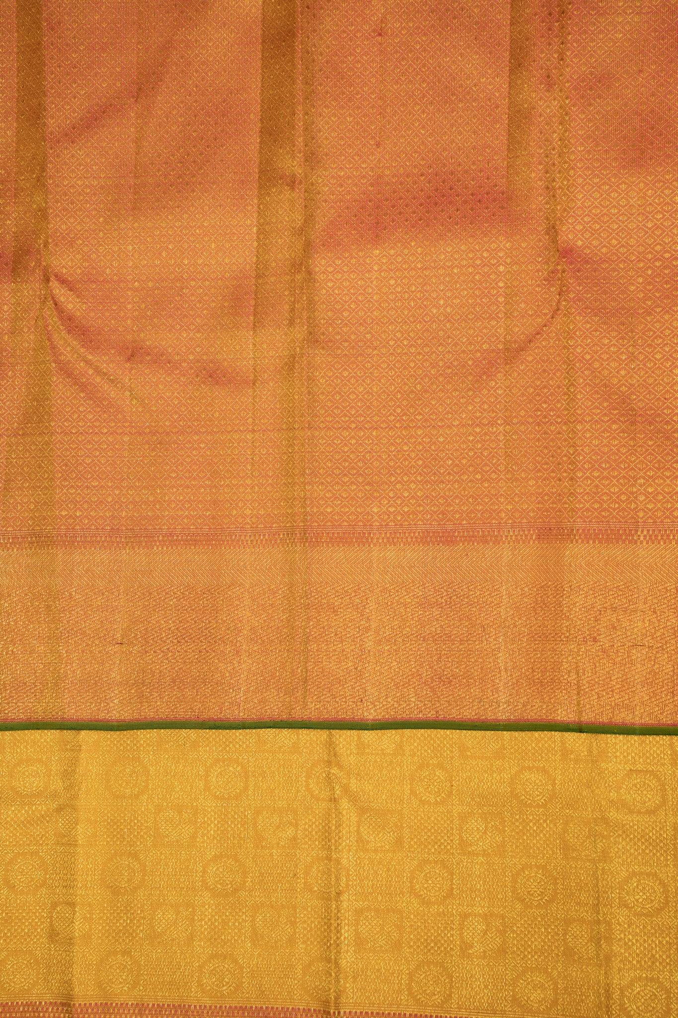 Yellow Brocade Pure Kanchipuram Wedding Silk Saree - Clio Silks