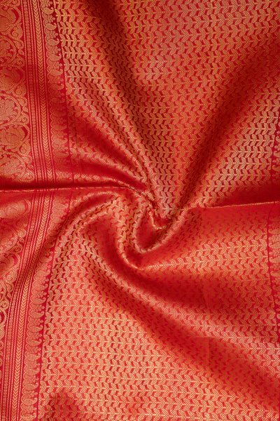 Mango Yellow and Magenta Pink Pure Soft Silk Saree - Clio Silks