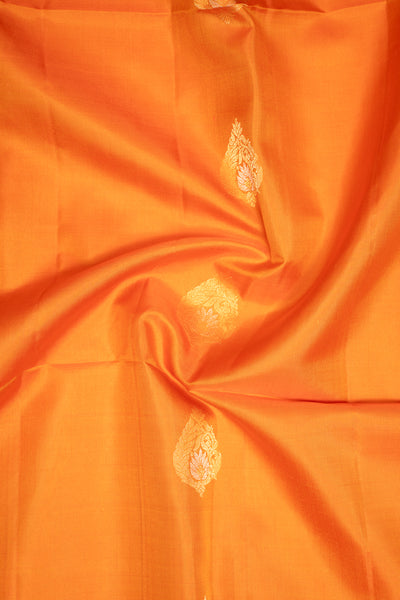 Mango Yellow and Magenta Pink Pure Soft Silk Saree - Clio Silks