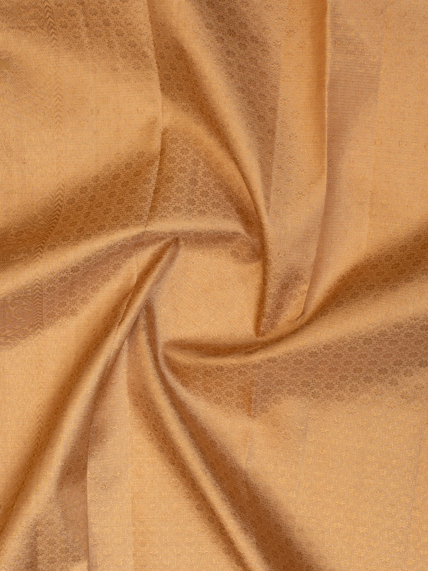 Light beige vairaoosi pure Kanchipuram silk saree