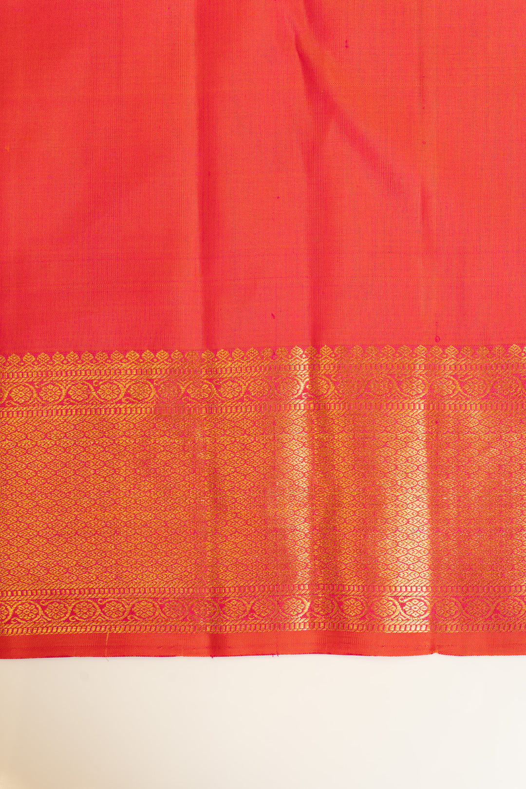 Red lakshadeepam pure Kanchipuram silk saree
