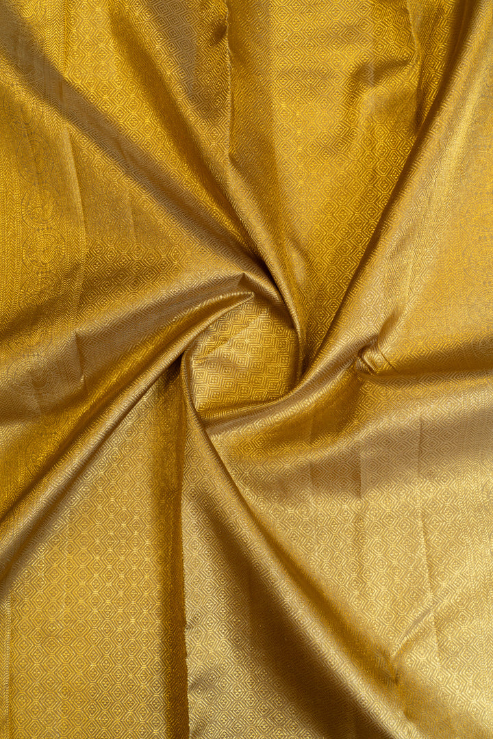 Sand beige pure Kanchipuram silk saree