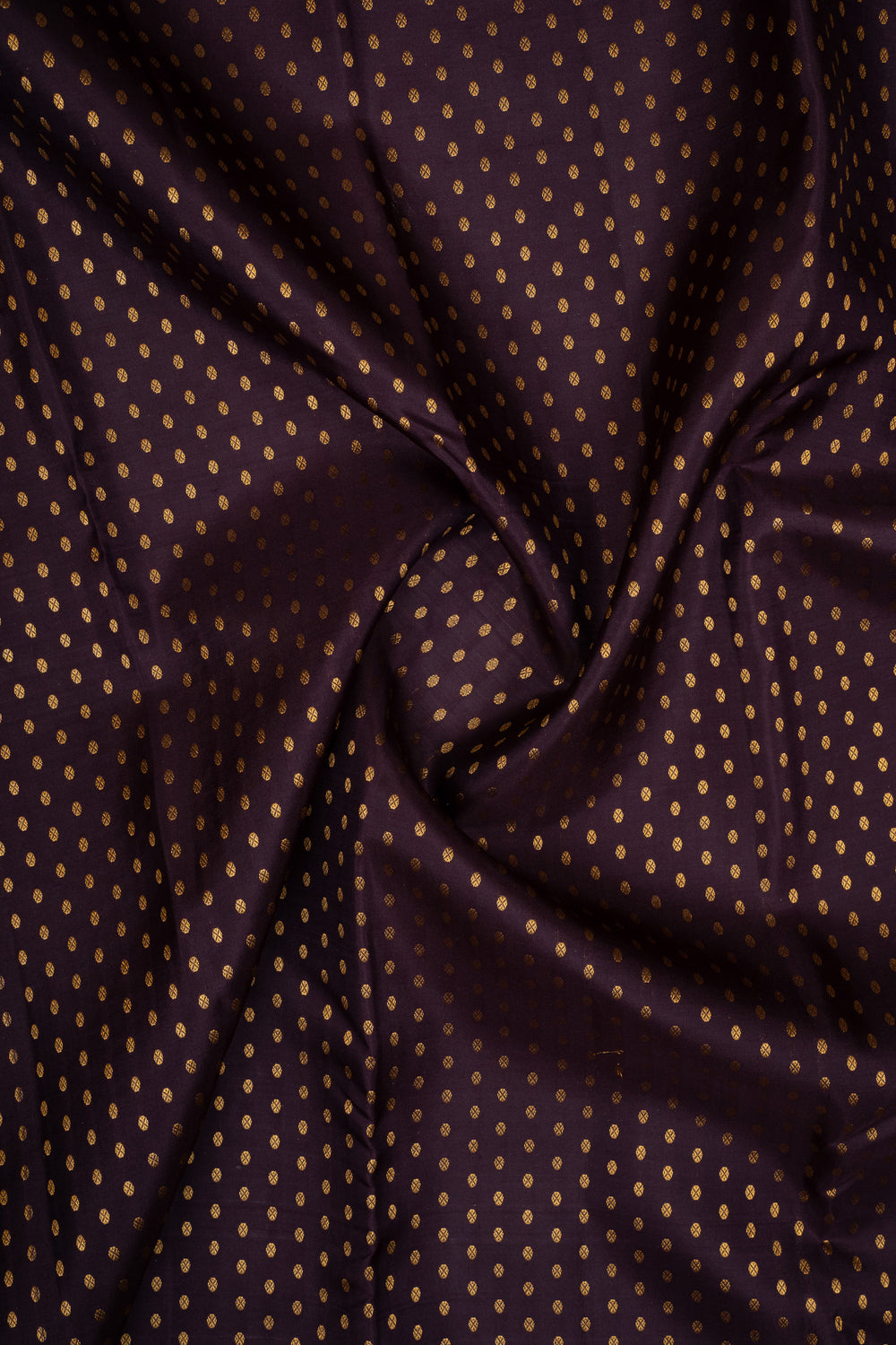 Dark Purple Laksha Butta Pure Kanchipuram Silk Saree