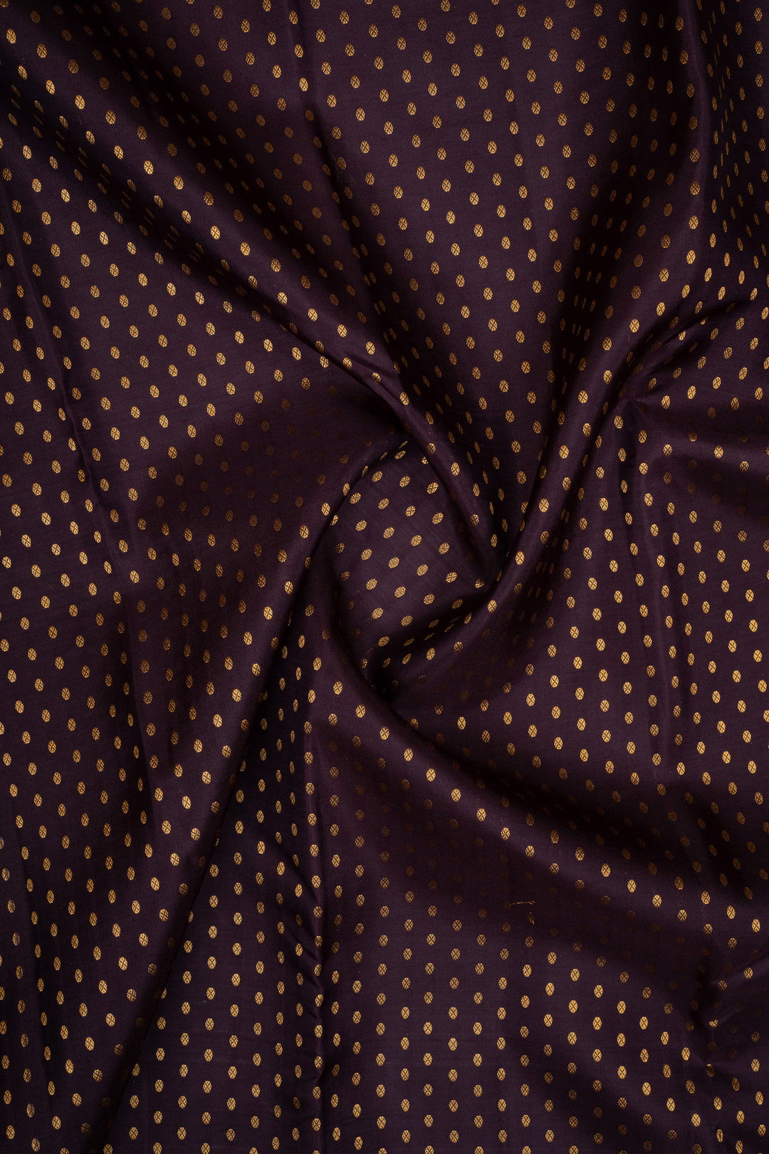 Dark Purple Laksha Butta Pure Kanchipuram Silk Saree