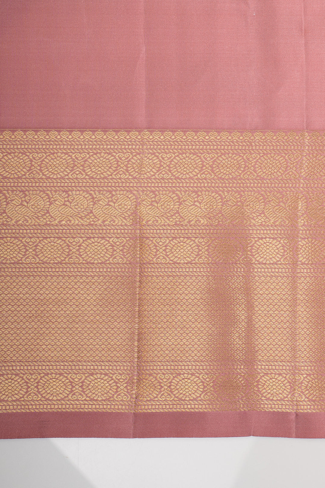 Baby Pink Traditional  Pure Kanchipuram Silk Saree