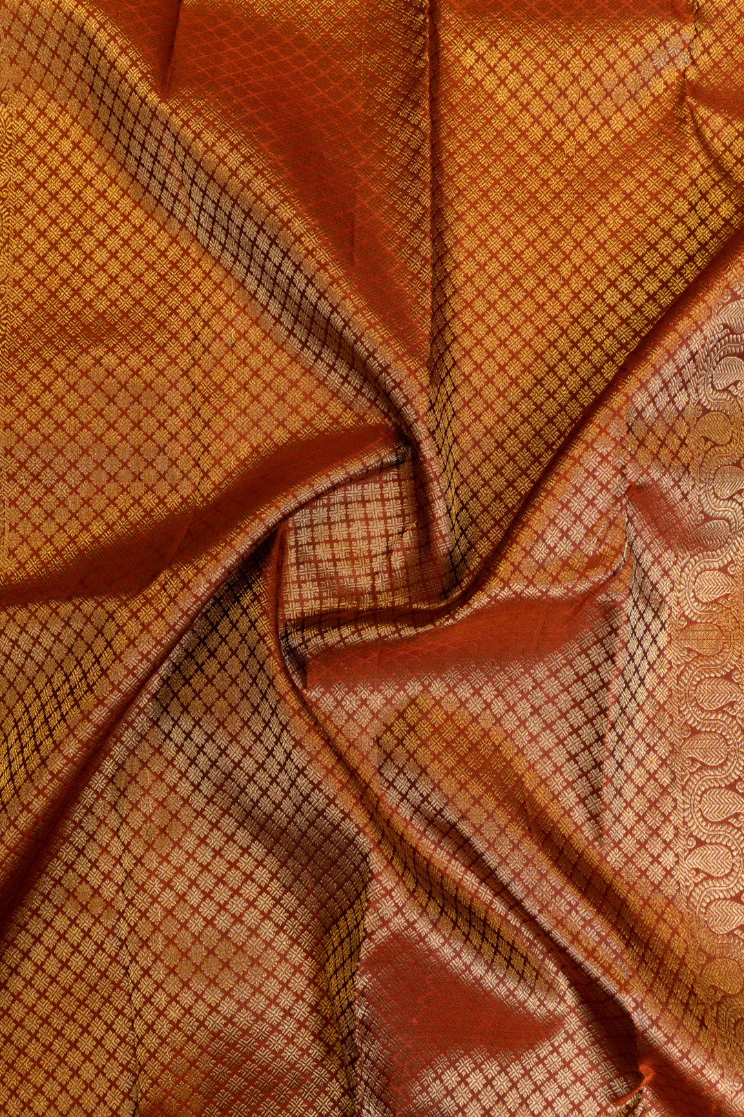 Teal blue zari checks traditional pure kanjivaram silk saree