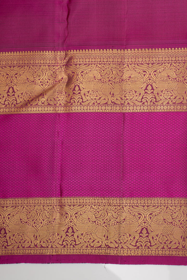 Grey Traditional Pure Kanchipuram Silk Saree