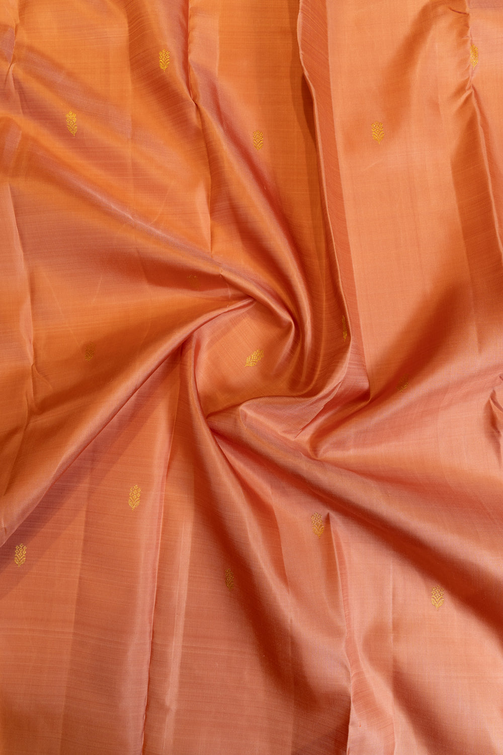 Salmon Pink pure Kanchipuram silk saree