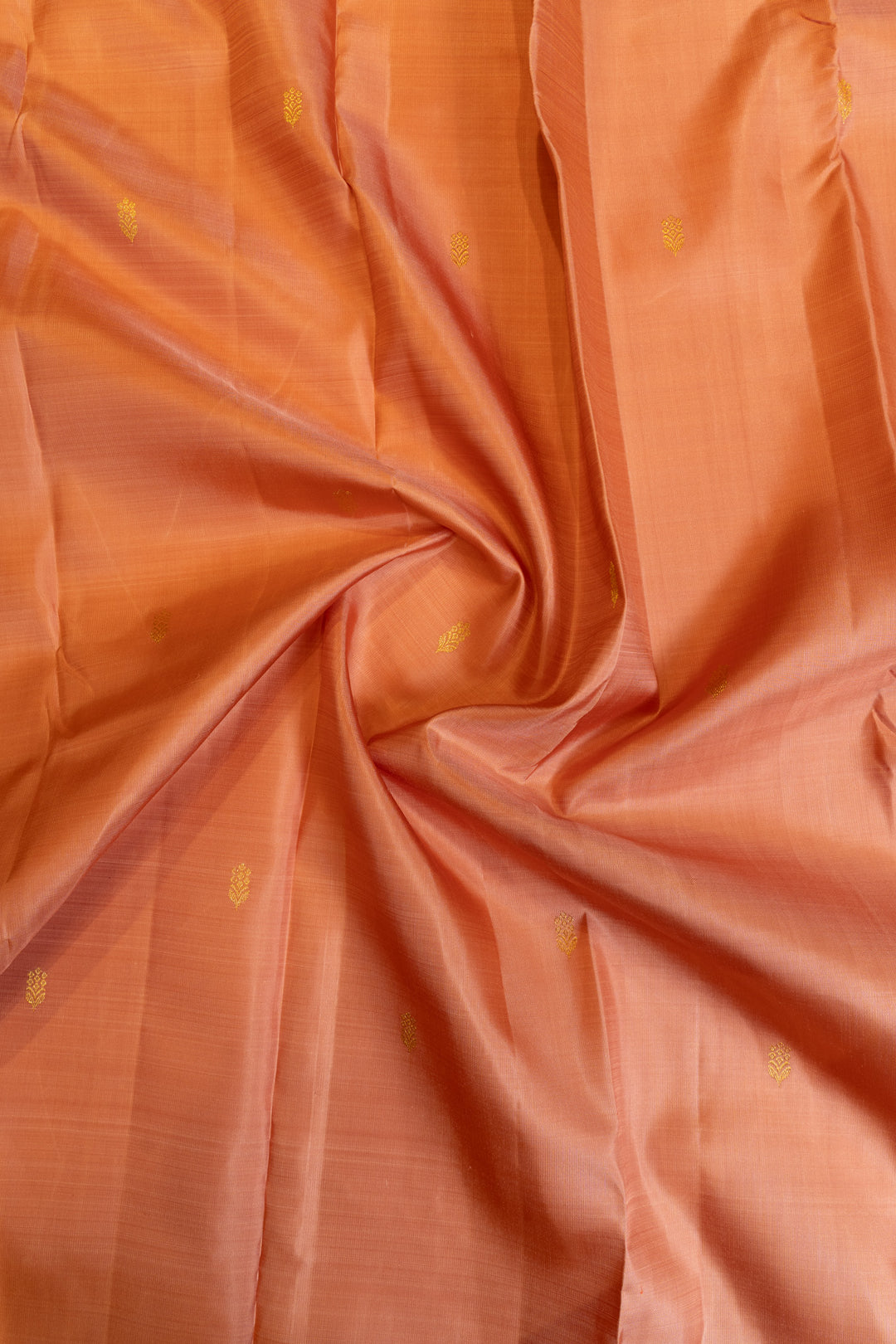 Salmon Pink pure Kanchipuram silk saree
