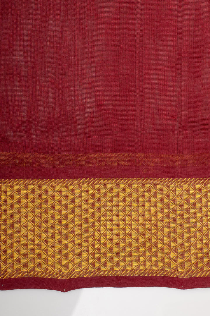 Mandhulir Zari Checks Pure Kanchipuram Silk Saree