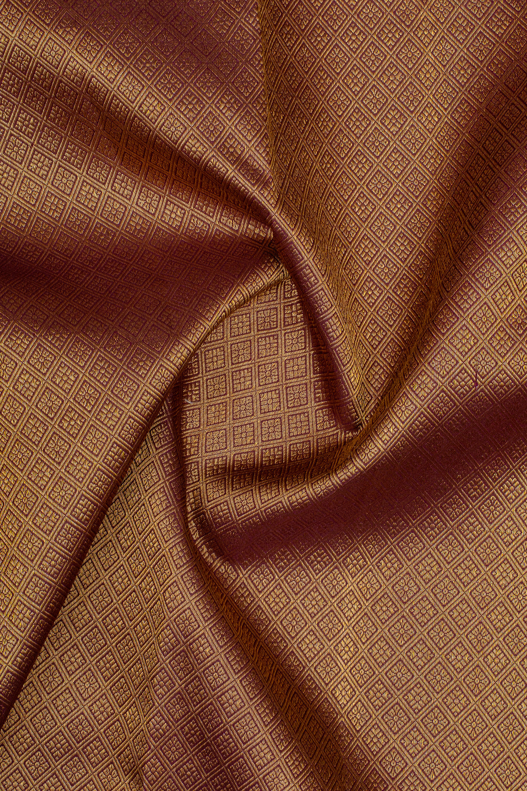Pastel Pink and Jamun Rettai Pettu Pure Kanchipuram Silk Saree