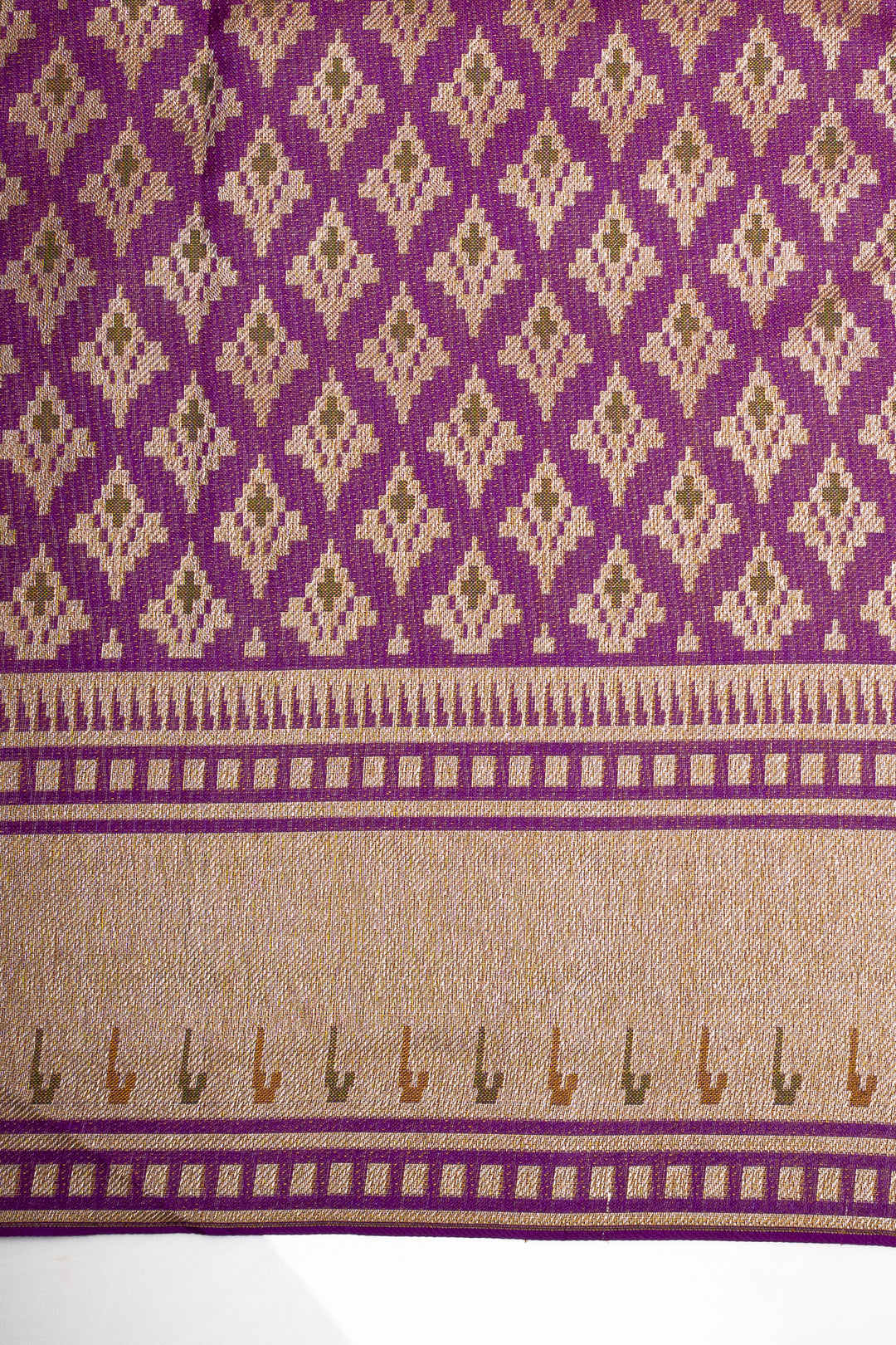 Gold Paithani Designer Pure Kanchipuram Silk Saree