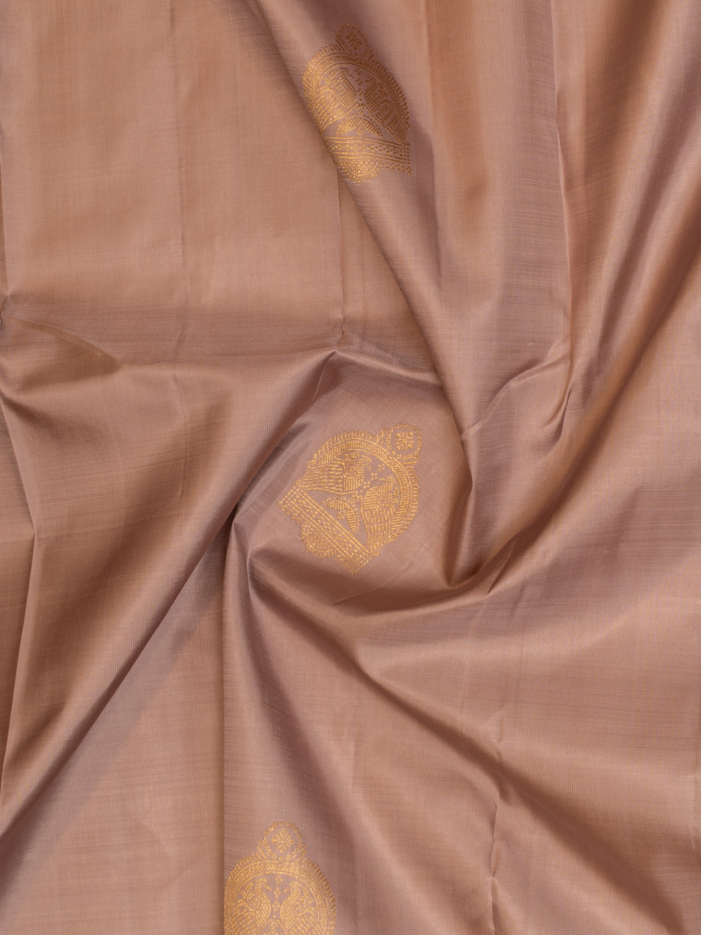 Turkish rose pastel pure Kanchipuram silk saree