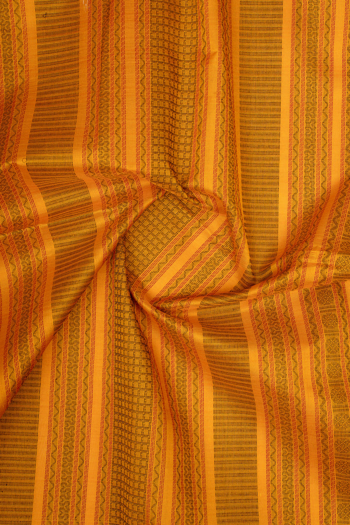 Purple Thread Checks Pure Silk Cotton Saree