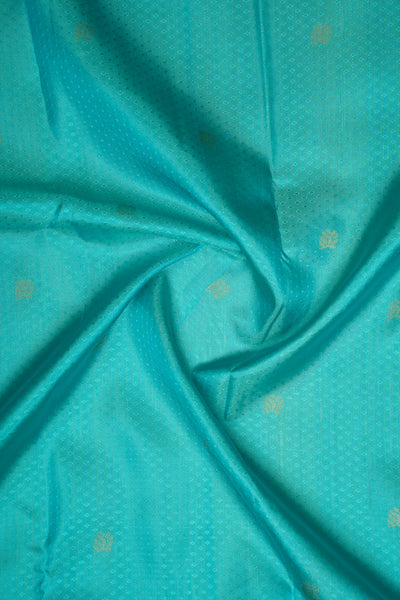 Blue and Yellow Pure Soft Silk Saree - Clio Silks