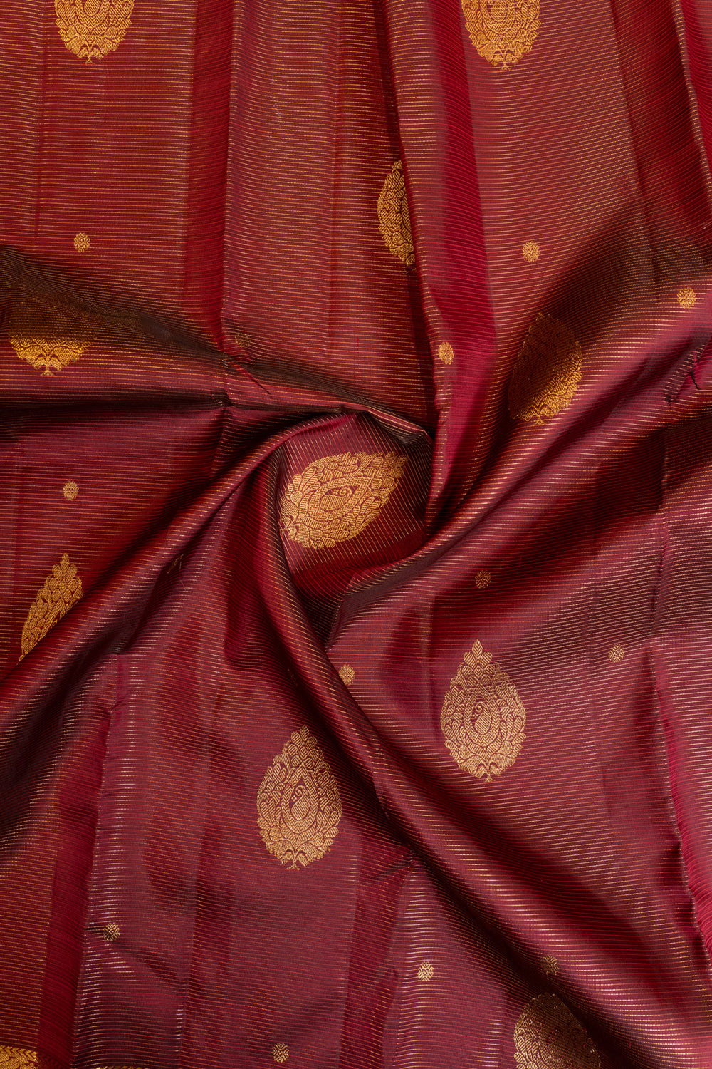 Maroon vairaoosi pure Kanchipuram silk saree