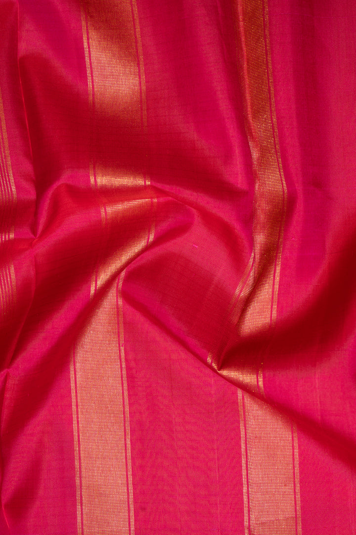 Purple Shot Color Checks Rettai Pettu Kanchipuram Pure Silk Sari - Clio Silks