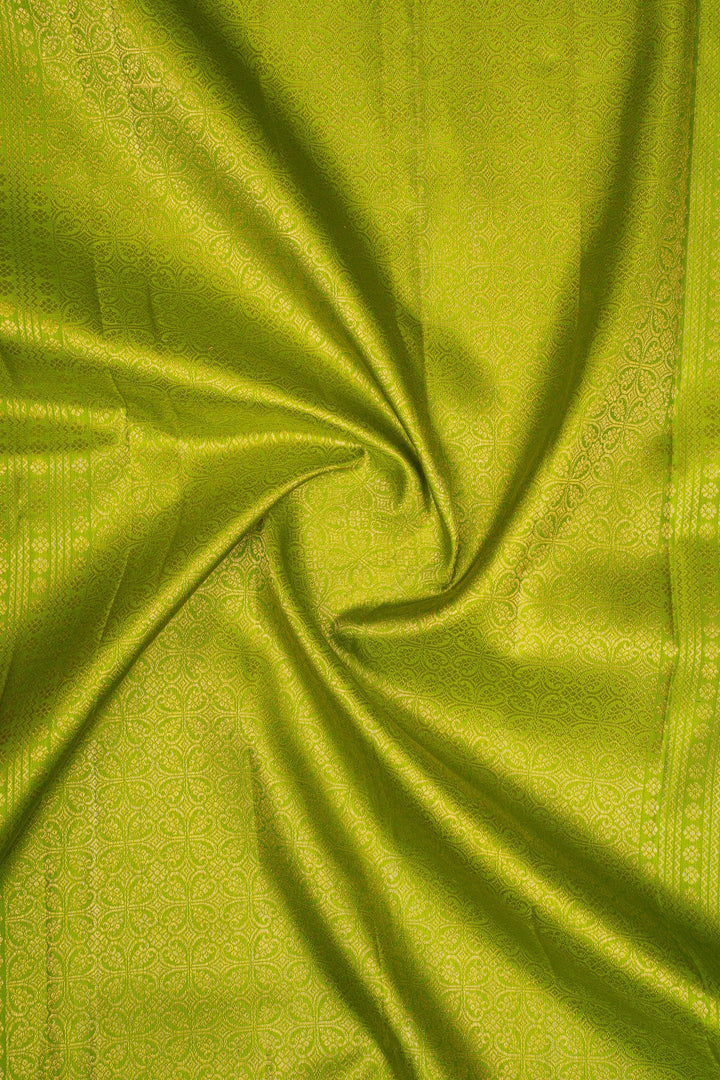Rani Pink and Green Vintage Pure Kanchipuram Silk Saree