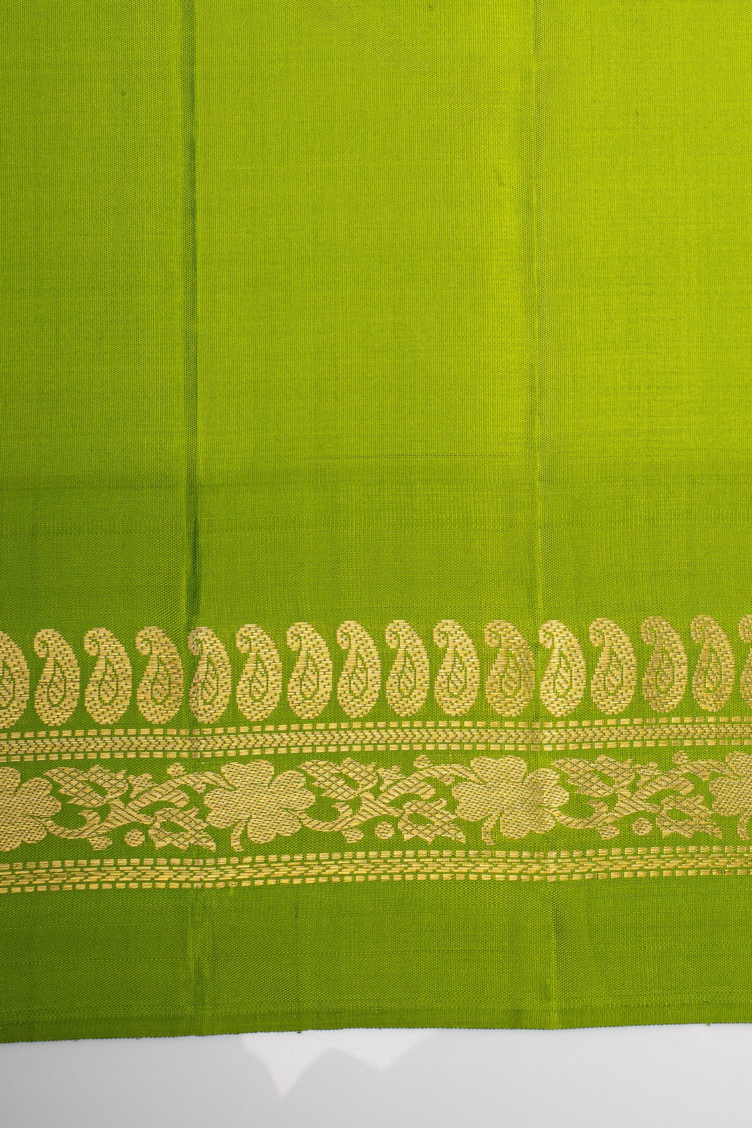 Rani Pink and Green Vintage Pure Kanchipuram Silk Saree